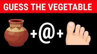 Guess The Vegetables by Emoji|Emoji Quiz Challenge @QuizKingdomYT @liveinsaan
