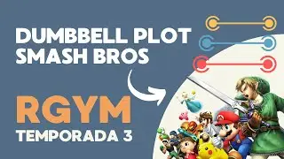 Ejercicios en R Studio - DumbbellPlot Smash Bros | R GYM T3