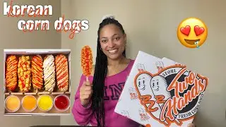 Trying Korean Corn Dogs for the FIRST TIME *BIG MISTAKE* | Jasmine LastnameDoll