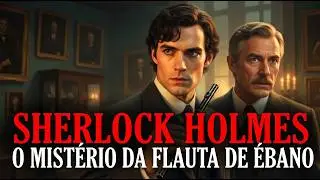 Sherlock Holmes e a Flauta que Tocava Sozinha | História com Música e Lareira Para Sono Profundo