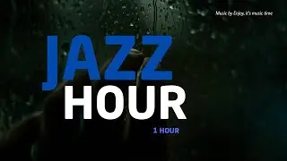 Midnight Rain Jazz ☕ Cozy Jazz Music for Night, Focus & Chill | 1 Hour