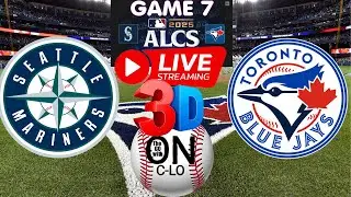 🔴Seattle Mariners vs Toronto Blue Jays Game 7 ALCS. Live MLB Baseball. Play by Play, 3D Presentation