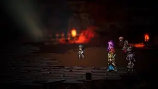 120NPC 逢魔を研究する老学者 9ターン／ 配布のアクセ・支炎獣のみ 覚醒解放・支援者・灯火技強化なし【オクトパストラベラー 大陸の覇者】