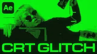 How To Make a Cool CRT Glitch Effect in After Effects!