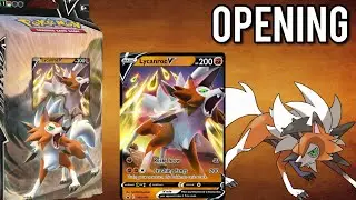 POKEMON TCG LYCANROC V BATTLE DECK OPENING