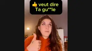 👍 veut dire ta gu**le ! #humour #comedy #sketch