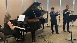 F. Poulenc - Trio for Oboe, Basson and Piano (Version for Trumpet and Trombone)