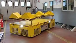 Electric pipes and rolls trackless transfer cart - 5 tons - MORELLO