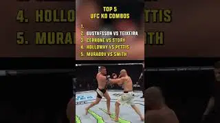 TOP 5 KNOCKOUT COMBOS 🤯 #shorts