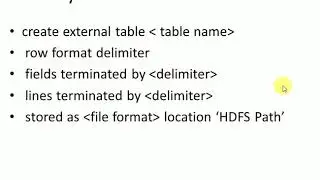 Simple Syntax for Managed Tables and External Tables in HIVE