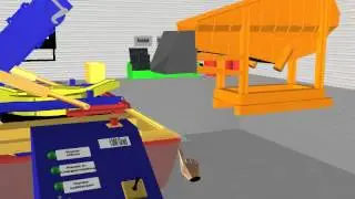 Funktionsweise eines Induktionstiegelofens / Operation of a induction crucible furnace