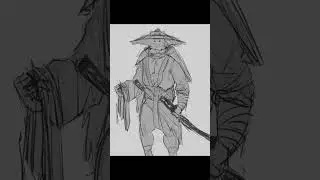fox ronin sketch #anthro
