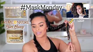 #MaskMonday Creme Of Nature Pure Honey Repair Hair Mask Demo & Review
