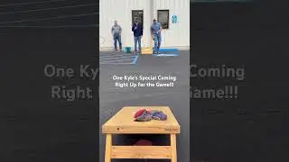 #Cornhole One Kyle&rsquo;s Special Coming Right Up for the Game