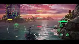 Modern warship 
