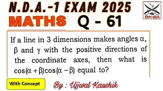 If a line makes angle &alpha; ,ẞ and &gamma; with positive directions of axes, then what is cos(&alpha; + &beta;) cos(&alpha;-&beta;)