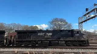 NS train At Dalton with wave #train #nsrailfans #ns #railroad #daltonga #usatrains #usarail