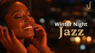 Cozy Winter Night Jazz – Sax Lounge Ambience | Late Night Jazz Vibes