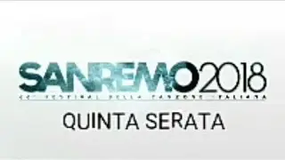 Sanremo 2018 - Quinta serata