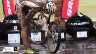 2014 Absa Cape Epic Muddy Stage 2 - Nino Schurter, Philip Buys , Gert Heyns