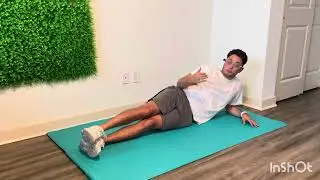 Side Plank with Elbow Down by JC