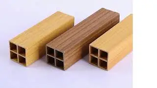 Wood & Plastic composite (WPC) timber tube