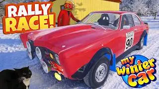 I Finally Raced in the Rally in My Winter Car...