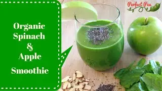 Organic Apple & Spinach Green Smoothie