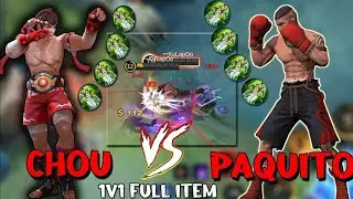 How to fighter heroes chou 1VS1 paquita playing games in game mobilelegend #mobilelegends#mlbbheroes