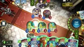 Shadowverse Aggro Forest vs Midrange Sword Rank AA3