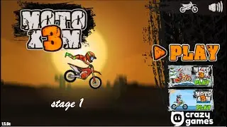 Moto X3M - Free Online Game - stage 1 - with mistakes