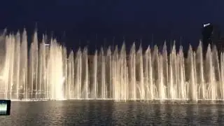 Dancing Fountains - Dubai Mall next to Burj Khalifa