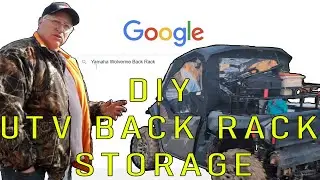 506SXS & ATV - DIY UTV Back Rack Extra Storage Yamaha Wolverine