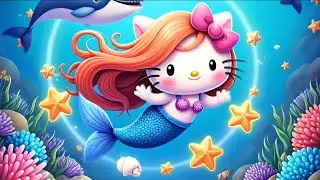 Happy Song For Kids & Baby | Hello Kitty Nursery Rhymes with Dolphins & Friends | Fun Learning Music