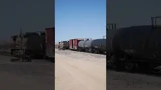 UP 6454 REAR DPU MIXED FREIGHT TRAIN CAJON SUB