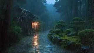 Rest in Rain 🌧️ Countryside Cabin Ambience for Deep Sleep and Mental Recovery ✨