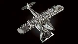 Летающая лодка (Гидросамолёт) Dornier Do X [Mighty Dornier] в масштабе 1:180 от Time for Machine