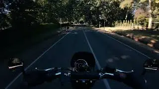Mt Macedon sunset ride RE Bear 650