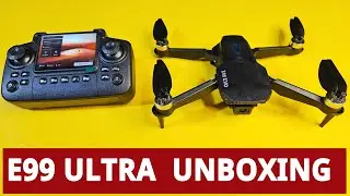 E99 Ultra Remote Display Drone Unboxing | 4K Camera Test, Features & First Flight Review