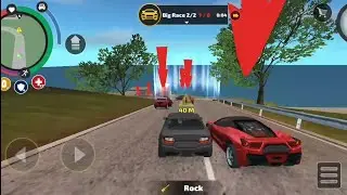 ROPE HERO VICE TOWN GAMEPLAY//NEW MISSION PART2 BIG RACE 2/2 //