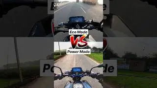 TVS Raider iGo Eco vs Sport Mode Top Speed 🔥#shorts #tvsraider