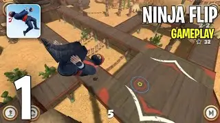 Ninja flip - new jumping Game - part 01 gameplay  (android).