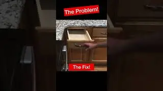 Here is my fix to a cabinet drawer that hits the handle on the one beside it at 90&deg;.