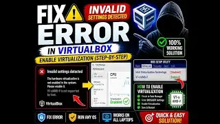 VirtualBox VT-x is not available guide: easy Windows fix l VT-x not available in VirtualBox?