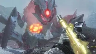 Nightfall Extinction PS4 Gameplay Boss Ending + Gold Camo Tip - Call of Duty Ghosts Onslaught DLC