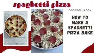 How to make a Spaghetti Pizza tutorial #Shorts
