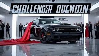 Dodge Challenger SRT Demon REVEAL 😱 | 840HP Monster Uncovered in Luxury Showroom | Car Update