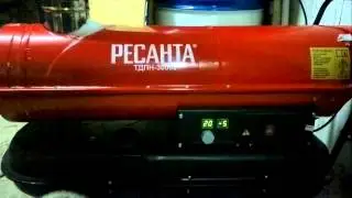 Тепловая пушка Ресанта ТДПН-30000. Ошибка Е1