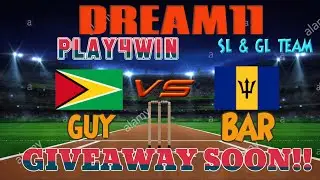 GUY vs BAR Dream11| GUY vs BAR | GUY vs BAR Dream11 Team |GUY vs BAR |WEST INDIES ODD GIVEAWAY(2021)