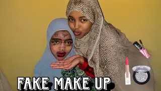 Fake make up 😂😱